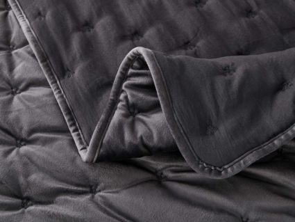 Покрывало Софи де Марко Лея (антрацит) 160х220