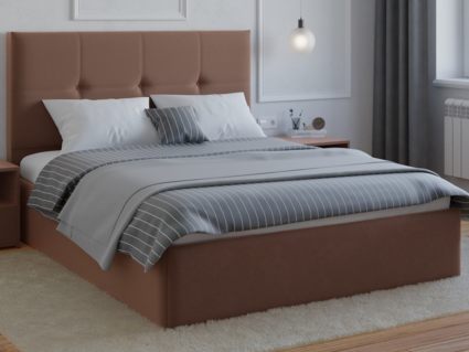 Кровать Lonax Алегра велюр Dolly-8 (с подъемным механизмом)