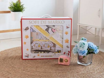 Комплект постельного белья Софи де Марко Медвежата (желтый) с одеялом 1,5-спальный