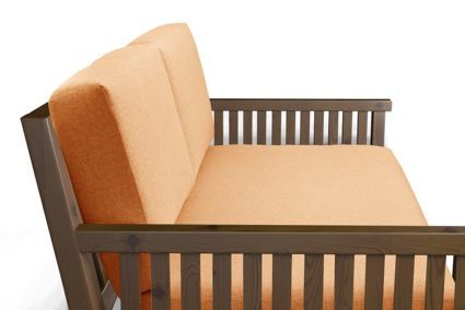 Диван Арско Норман М двухместный оранжевый Длина 147 см