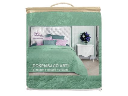 Покрывало Primavelle Arti Вензель мятное 180х200