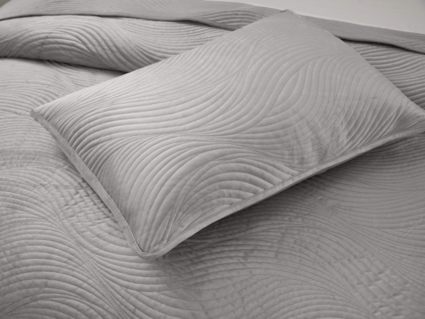 Покрывало Софи де Марко Жизель (светло-серое) 240х260