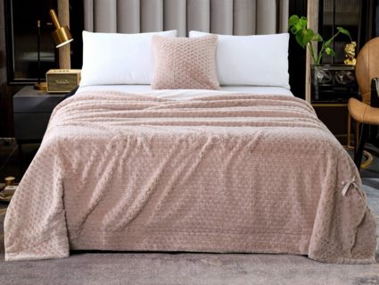 Покрывало Софи де Марко Аврил (пудра) 160х220