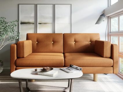 Диван Арско Ингвар М двухместный оранжевый