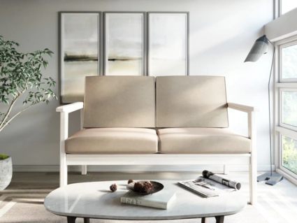 Диван Арско Лориан Мини двухместный кремовый