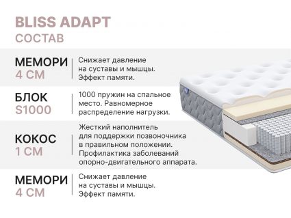 Матрас Димакс Bliss Adapt 80х200