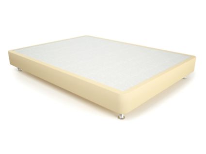 Кровать Mr.Mattress Fine Box экокожа Beige 269