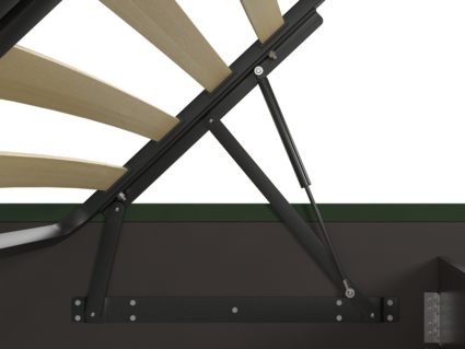 Кровать Lonax Милана велюр Dolly-3 (с подъемным механизмом) 160х195