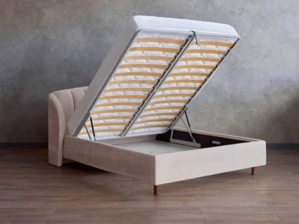 Кровать Сонум Valencia Кашемир Латте (с подъемным механизмом) 80х190