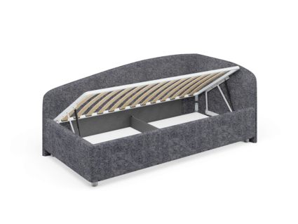 Кровать Сонум Paola Рогожка Мокко (с подъемным механизмом) 120х190