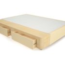 Кровать Mr.Mattress Site Box экокожа Beige 80х195